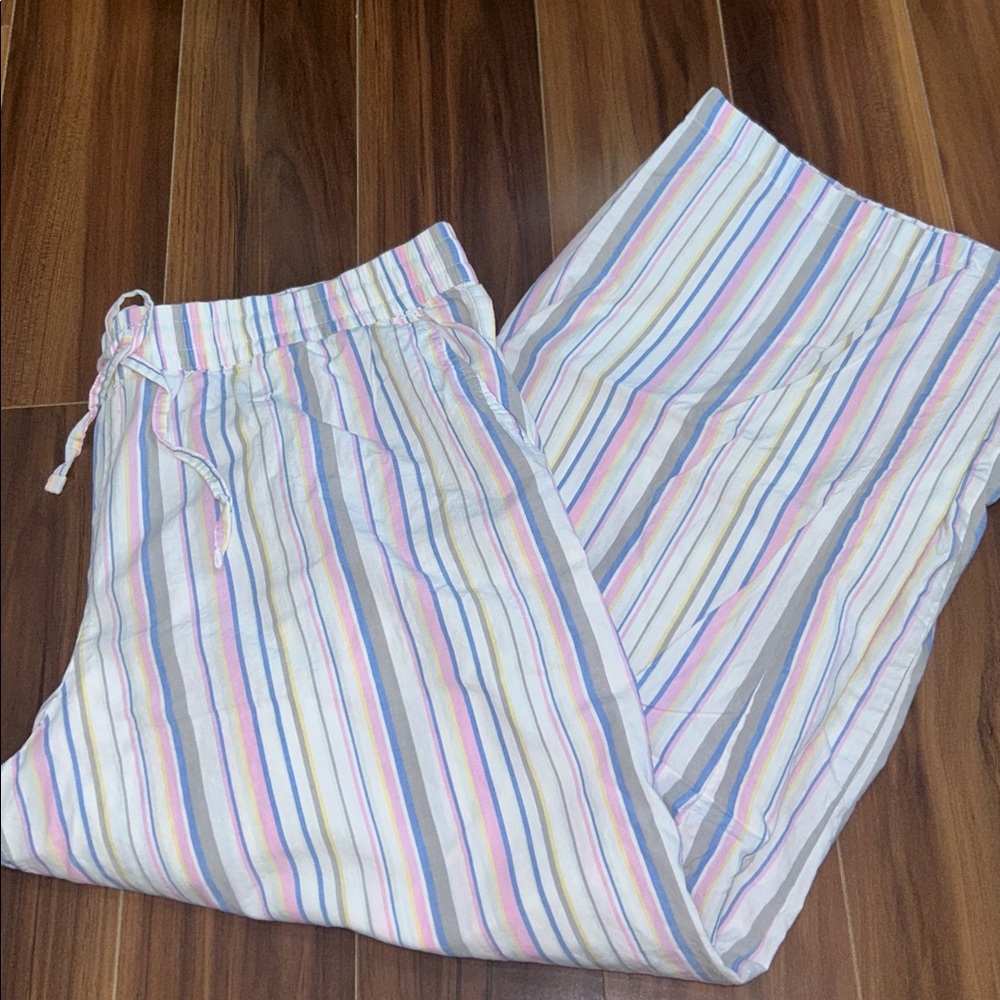 XL Gap 100% cotton striped pajama pants